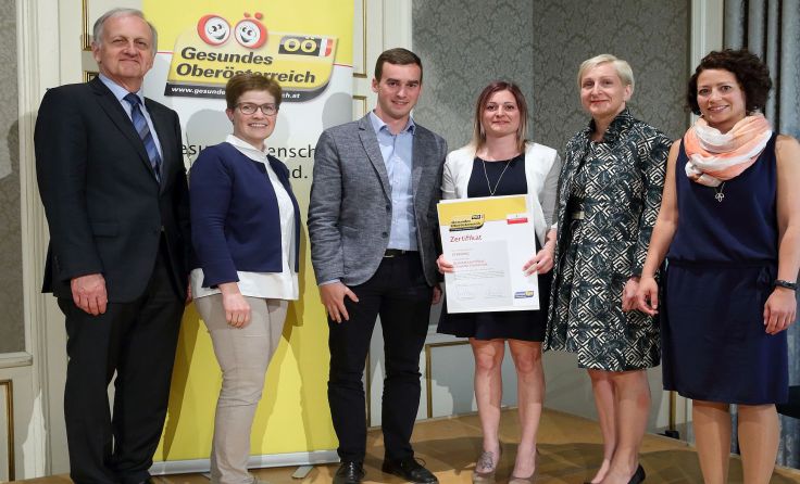 Auszeichnung der "Gesunden Gemeinde" Eferding Foto: Land OÖ