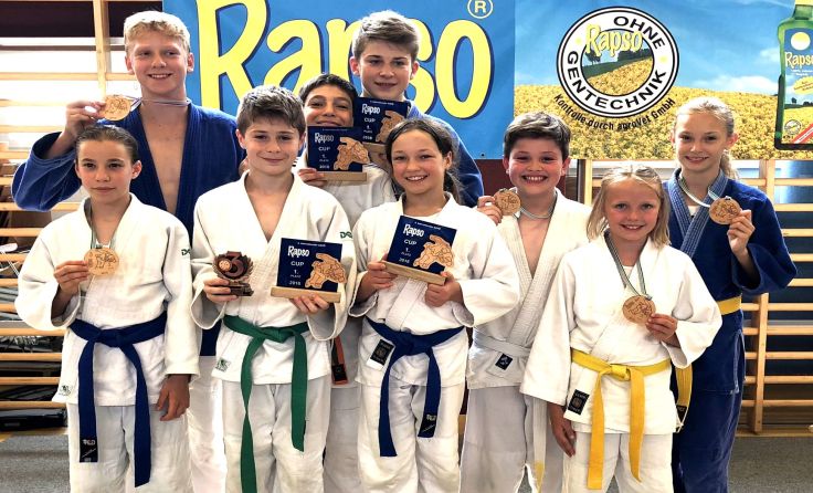 Die erfolgreichen Judokas des JZ Rapso Linz/OÖ Foto: JZ Rapso
