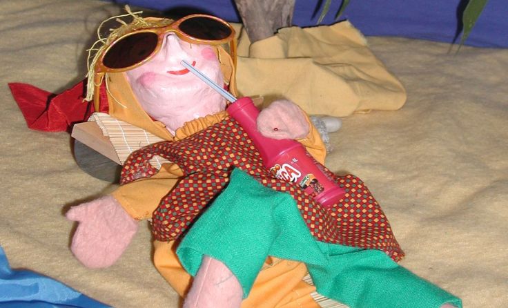 Noch relaxed Kasperl ganz entspannt am Strand. Foto: LaLuna