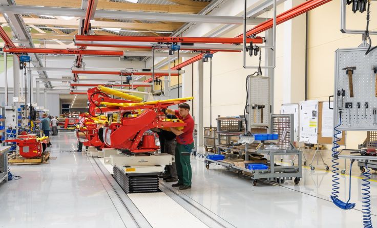 Die neue Monatehalle in Grieskirchen. Foto: Pöttinger
