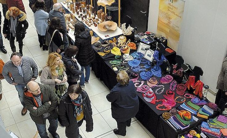 Zwei Tage lockt die Kunsthandwerksmesse KreARTiv ins Atrium. Foto: KreARTiv