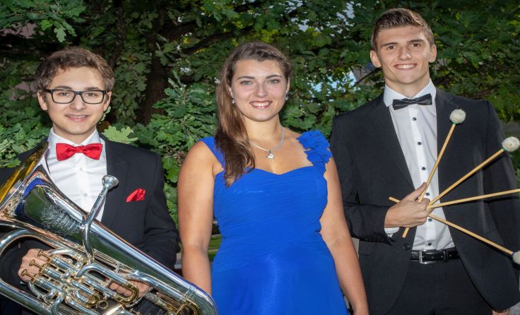 V. l.: Florian Lindinger, Eva Falkner und Maxi Hebertinger. Foto: Hebertinger