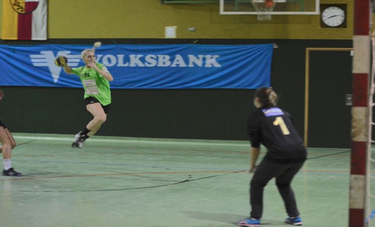 Kerstin Koch im Angriff. Foto: Eva Doppelbauer