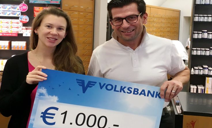 Verena Rösslhumer und Alexander Rizy. Foto: Stadtapotheke Eferding