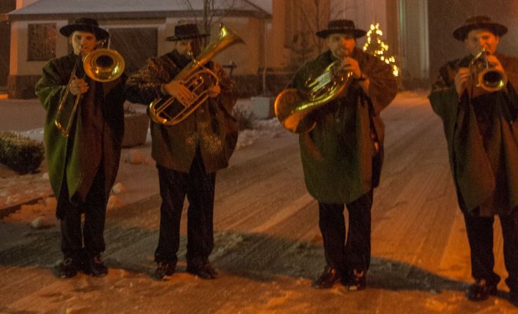 Traditionelles Turmblasen in der Christnacht. Foto: Jack Haijes Fotografie