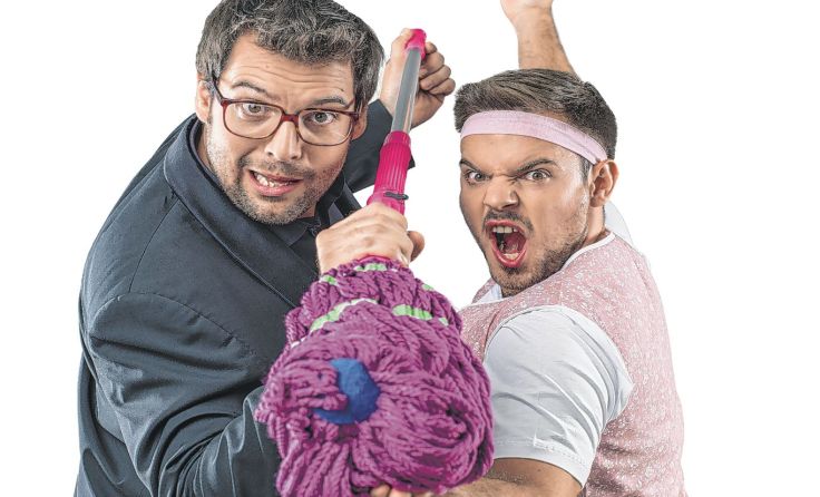Die Kabarettisten Flo & Wisch sind am 12. April in Eferding zu Gast. Foto: Gary Milano