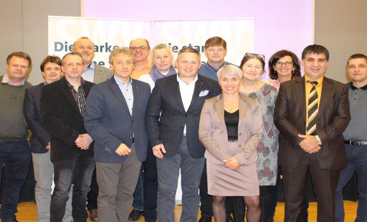 Der neue Vorstand des SWV Wels/GR/EF. Foto: SWV OÖ