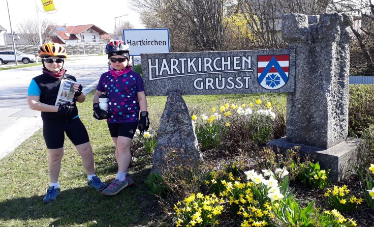 Sebastian und Valentina Schatzl sind begeisterte Biker und Tips-Leser in einem. Foto: Schatzl
