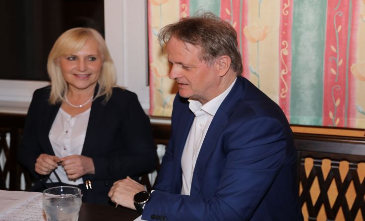 EU-Wahl Spitzenkandidatin Angelika Winzig und LAbg. Jürgen Höckner. Foto: ÖVP