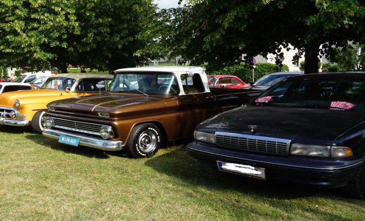US-Cars, Oldtimer und Bikes gibt‘s am 18. Mai in Alkoven zu bestaunen. Foto: Franz Zeininger