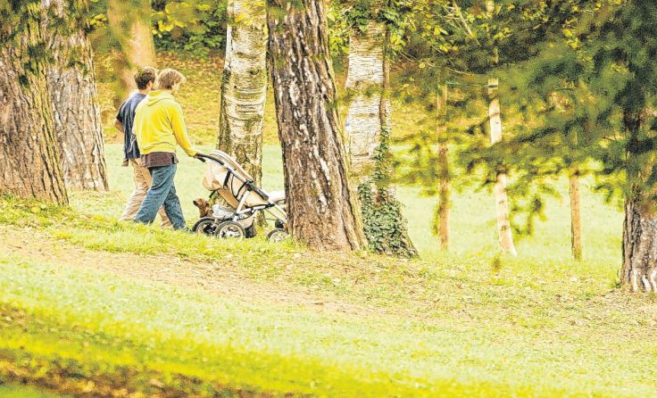 Die Strecke ist Kinderwagentauglich. Symbolfoto: Weihbold
