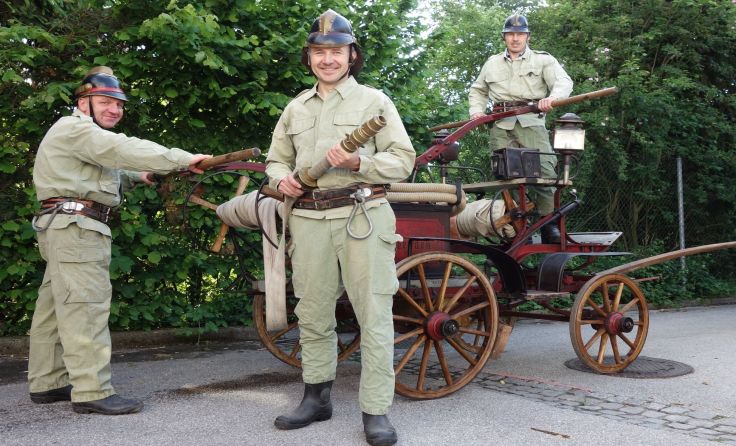 Von der Dampfspritze gibt es nur noch zwei Exemplare in ganz Österreich. Foto: FF Peuerbach