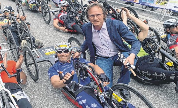 Gallspachs Bürgermeister Dieter Lang mit Walter Ablinger. Foto: Wier PR
