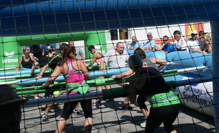 Ein Highlight ist das Riesenwuzzler-Fußball-Turnier. Foto: Marktgemeinde Prambachkirchen
