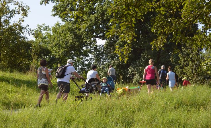 Die Strecke ist selbstverständlich kinderwagentauglich. Foto: Familienbund Ortsgruppe Scharten