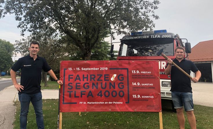 Die FF St. Marienkirchen lädt von 13. bis 15. September zum Fest. Foto: FF St. Marienkirchen
