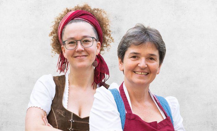 Margit Obwexer und Silvia Egger sind die Nahversorgerinnen in Enns. Foto: Erwin Pils