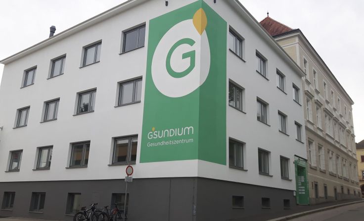 Das G‘sundium ist ein Gemeinschaftshaus für Ärzte und Therapeuten. Foto: Heindl