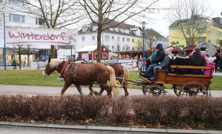 Das beliebte Kutschenfahren findet jeden Sonntag statt. Foto: A. Maringer