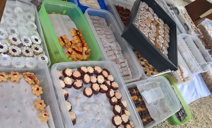 Über 30 Kekssorten stehen zum Aussuchen bereit. Foto: BBK Eferding Grieskirchen Wels