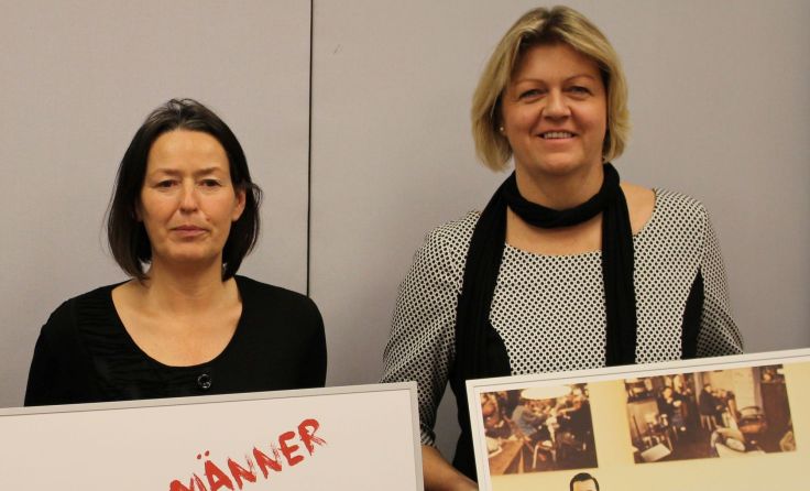 Geschäftsführerin Margarethe Rackl (l.) und Vorsitzende Dagmar Andree. Foto: Frauenhaus Linz