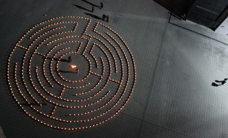 Lichterlabyrinth (Foto: Volker Weihbold)