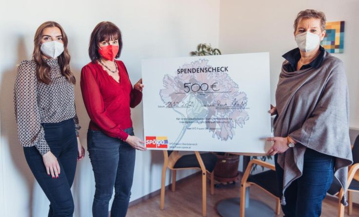V. l.: Laura Wiednig, Renate Heitz, Eva Schuh (Foto: MecGreenie Production)