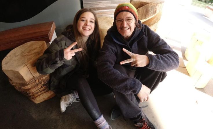 Patrick Grüll und Lisa Neundlinger (Foto: Caritas)