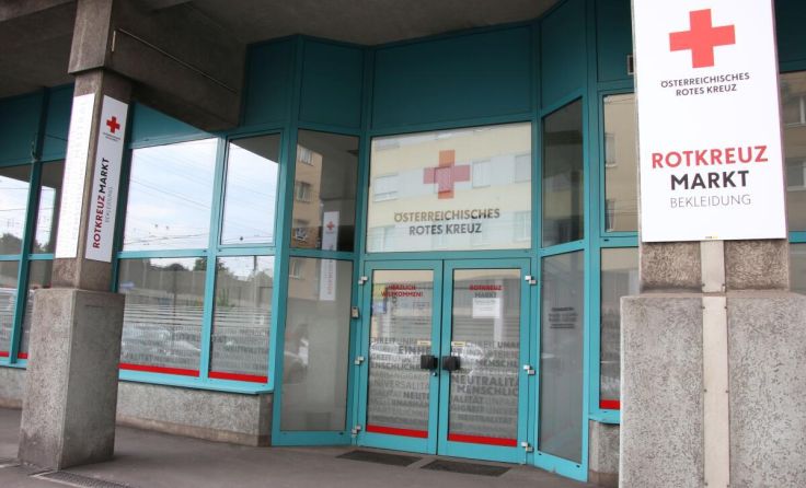 Der Rotkreuz-Markt für Bekleidung in der Dinghoferstraße 60 in Linz. (Foto: OÖRK)