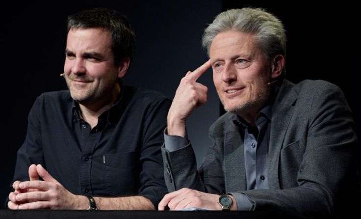 Florian Klenk (l.) und Florian Scheuba (Foto: Ernesto Gelles)