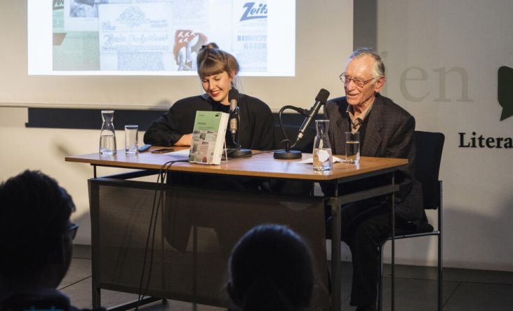 Jana Waldhör und Ernst Fettner im Literaturhaus Wien (Foto: Paul Pibernig)