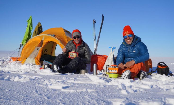 Die Freunde waren bei der Expedition auf sich allein gestellt. (Foto: Henssler/Korherr)