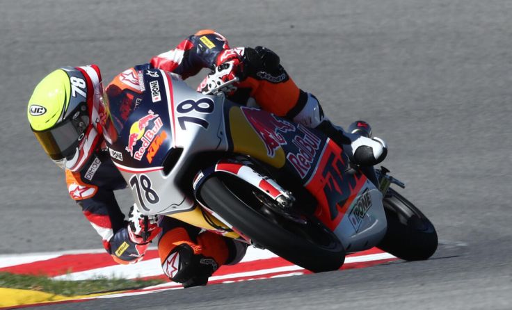 Jakob Rosenthaler in Aktion (Foto: Gold & Goose/Red Bull Content Pool/Red Bull MotoGP Rookies Cup)