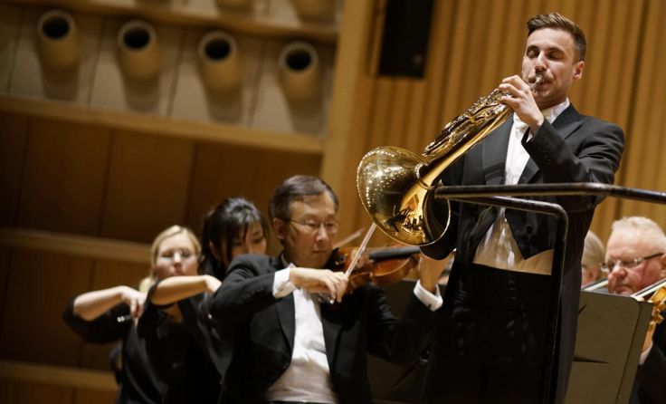 Solohornist Daniel Loipold (Foto: Reinhard Winkler)