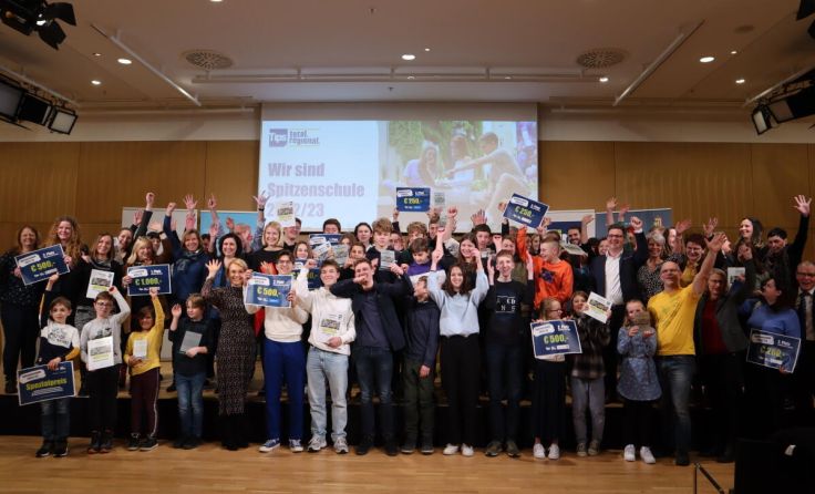 Die prämierten Schulen werden wieder angemessen bei einer Siegerehrung gefeiert. (Foto: Tips)