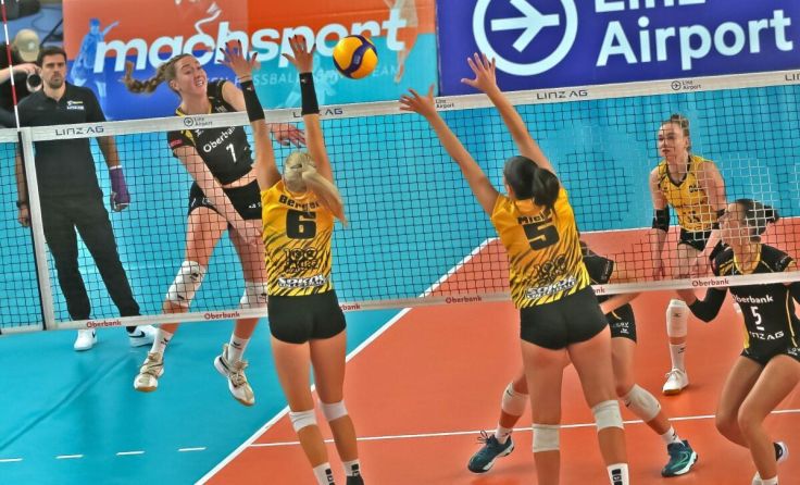 Die Steelvolleys setzten sich auswärts gegen Sokol/Post durch. (Foto: PHOTO PLOHE)