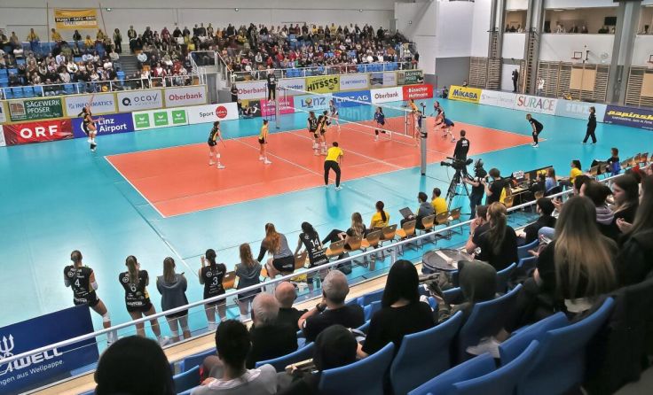 Kulisse in der SMS Linz-Kleinmünchen in der Finalserie 2023 (Foto: PHOTO PLOHE)