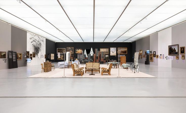 Ein Blick in die Ausstellung „Die Reise der Bilder“ im Lentos. (Foto: Violetta Wakolbinger)