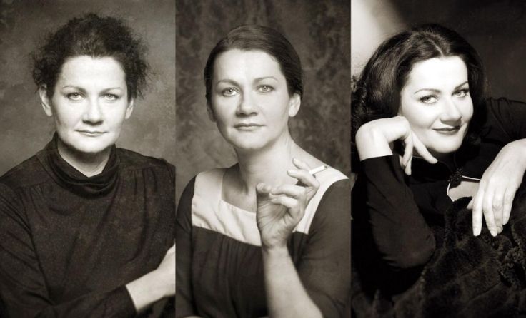Anita Zieher schlüpft in alle drei Frauen-Rollen. (Foto: Reinhard Werner)