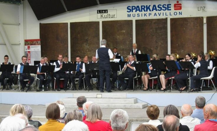 Die Bundesbahnmusik LInz ist am 1. August zu Gast im Musikpavillon. (Foto: Bundesbahnmusik)
