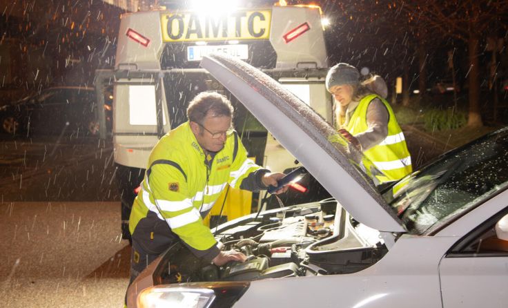 Im Winter herrscht bei den Pannenhelfern Hochbetrieb. (Foto: ÖAMTC/Laresser)
