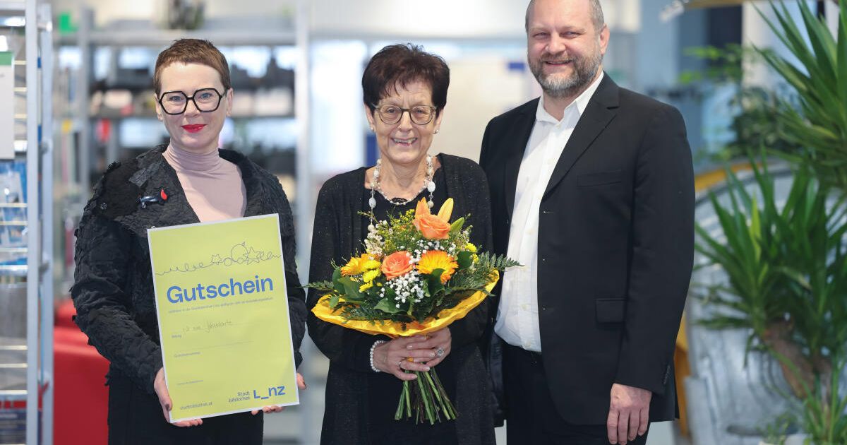 Stadtbibliothek Linz freut sich über eine Million Ausleihen