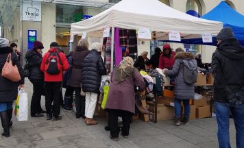 Winter-Flohmarkt in der Linzer Innenstadt