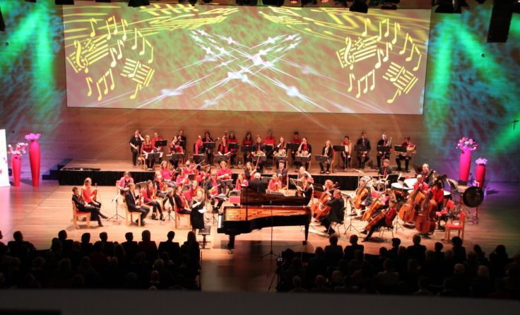 Das Symphonische Orchester der Musikschule Linz begleitet die Solisten. (Foto: Musikschule Linz)
