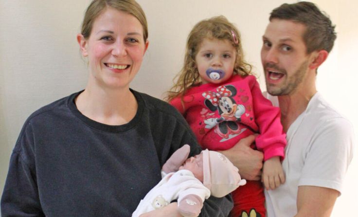 Muttermilchspenderin Corina mit ihrer Familie (Foto: Privat)