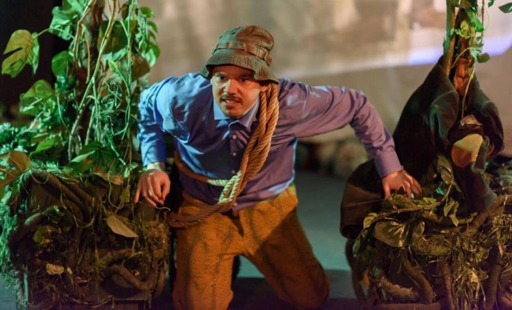 Vinzent Gebesmair schlüpft in die Rolle des Entdeckers. (Foto: Petra Moser)