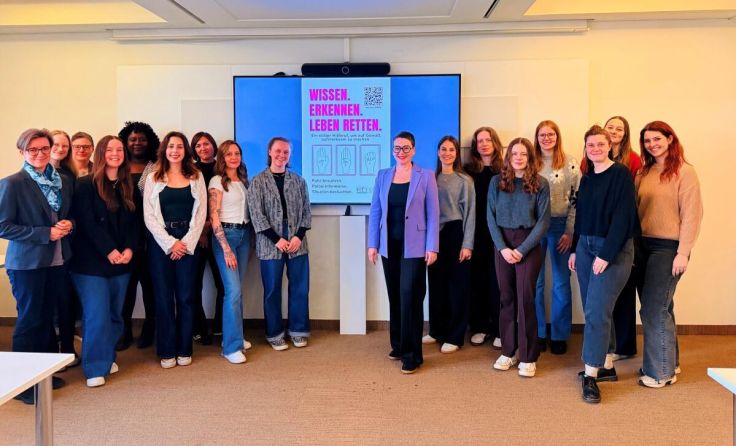 Die FH Studierenden stellten das Projekt vor. (Foto: Stadt Linz)