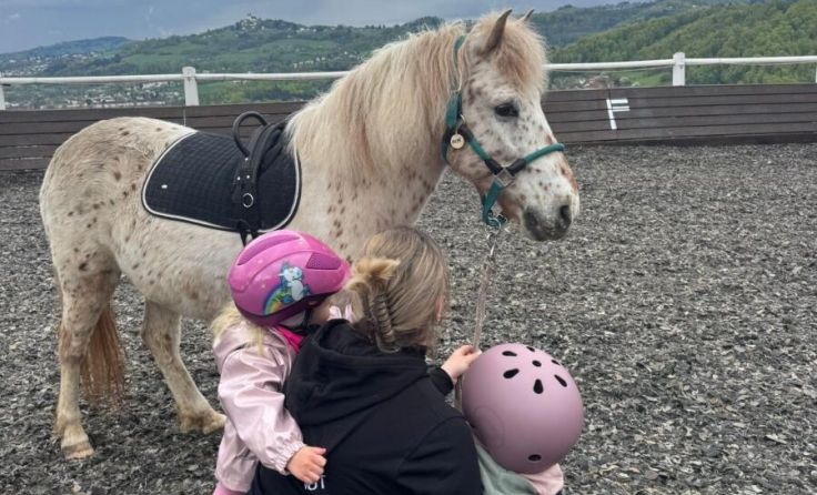 Die Ponys und Pferde am Melferergut sind den Umgang mit Kindern gewöhnt. (Foto: Romana Rocchetti)