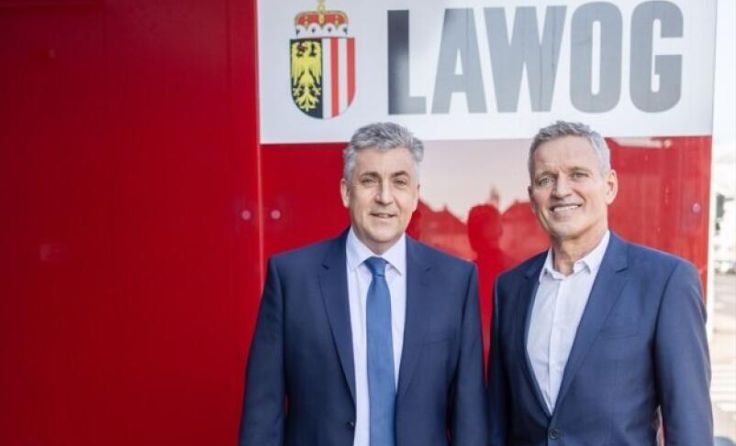 Die Vorstandsdirektoren Christoph Khinast (l.) und Frank Schneider (Foto: LAWOG)