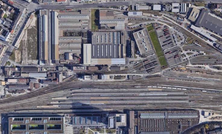 Das ÖBB Werk in Linz (Foto: ÖBB)